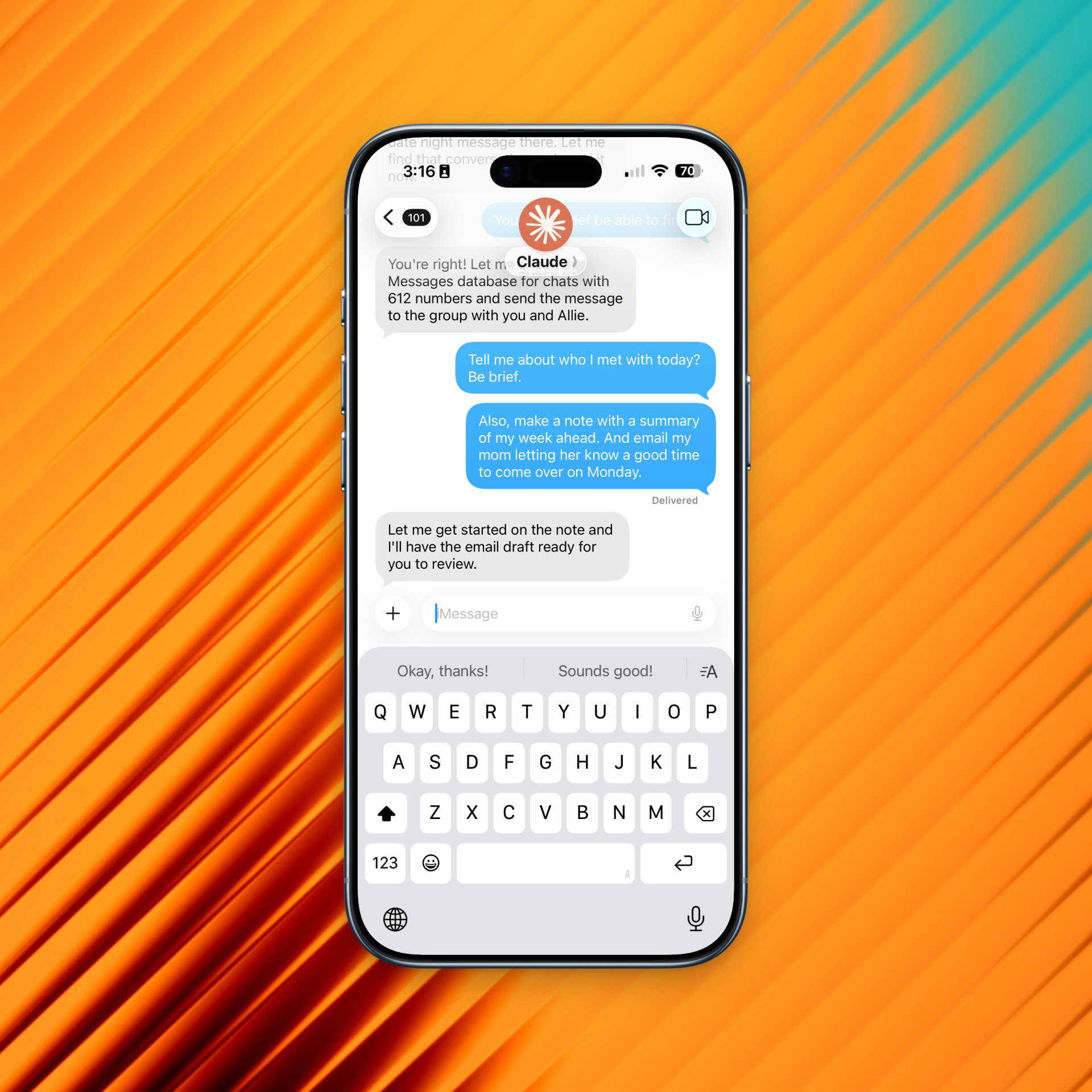 Claude Code in iMessage